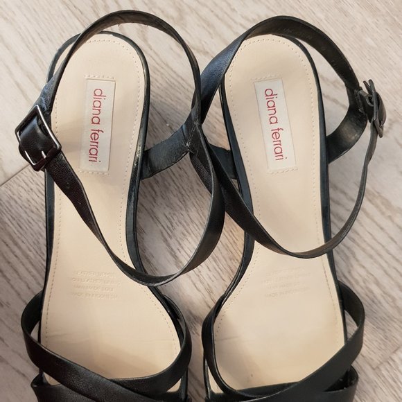 Diana Ferrari Strappy Wedge Sandals - Picture 2 of 7